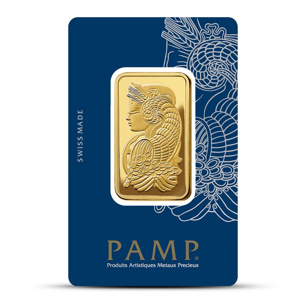 1 ounce Pamp gold bar
