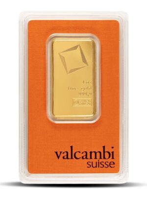 1 ounce Valcambi gold bar